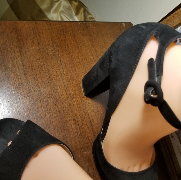 High heels in Black Suede - Picture 4 of 8